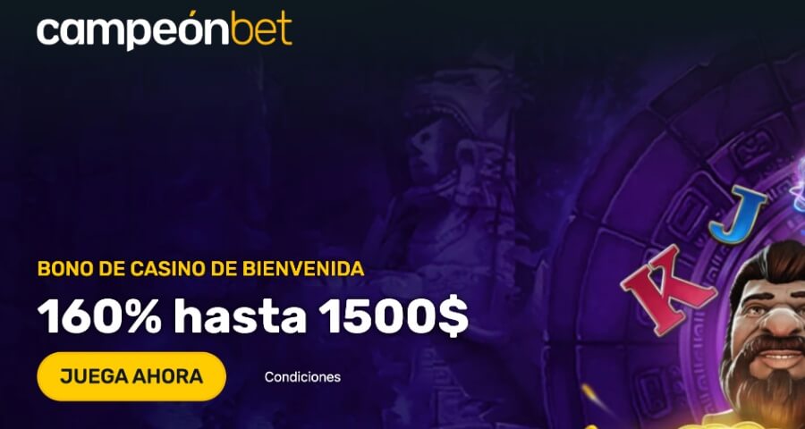 Bono de bienvenida Campeonbet Casino Chile