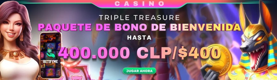 Paquete de bienvenida Triple Treasure BetifyMe