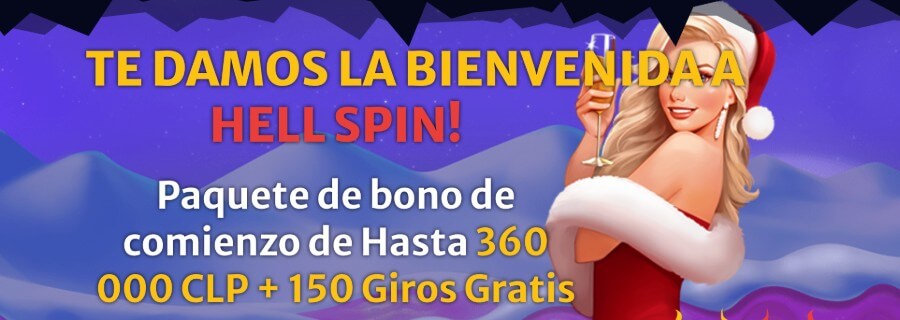 Bono de bienvenida HellSpin casino Chile