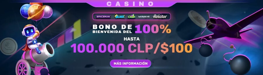 Bono del 100% en Crash Games BetifyMe