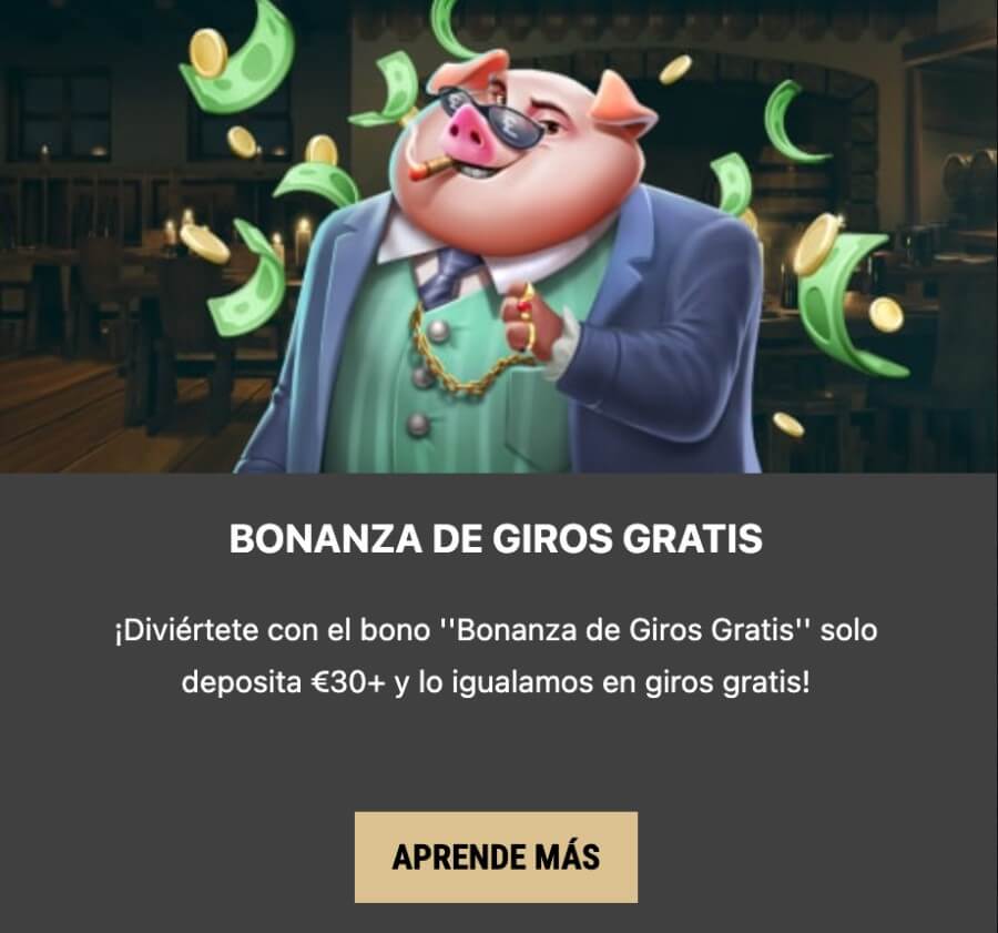 Bono de giros gratis Harry's Casino