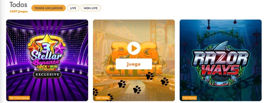 Juegos Casimba Casino