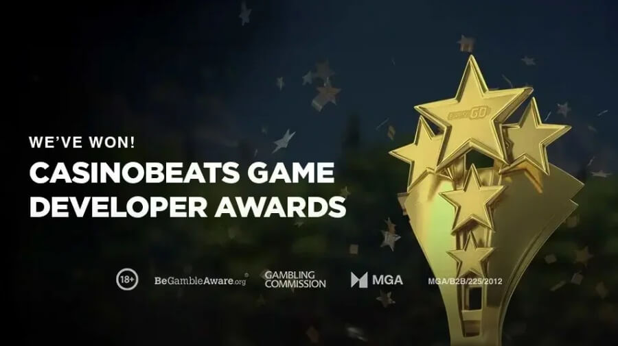 Play'n GO ganador Estudio de Juegos del Año en CasinoBeats Awards
